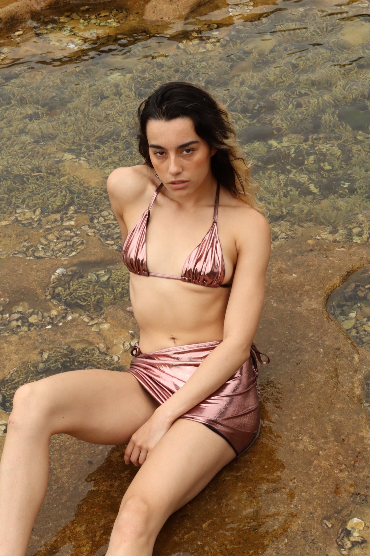 Six Senses Three Piece Swimwear in Pink